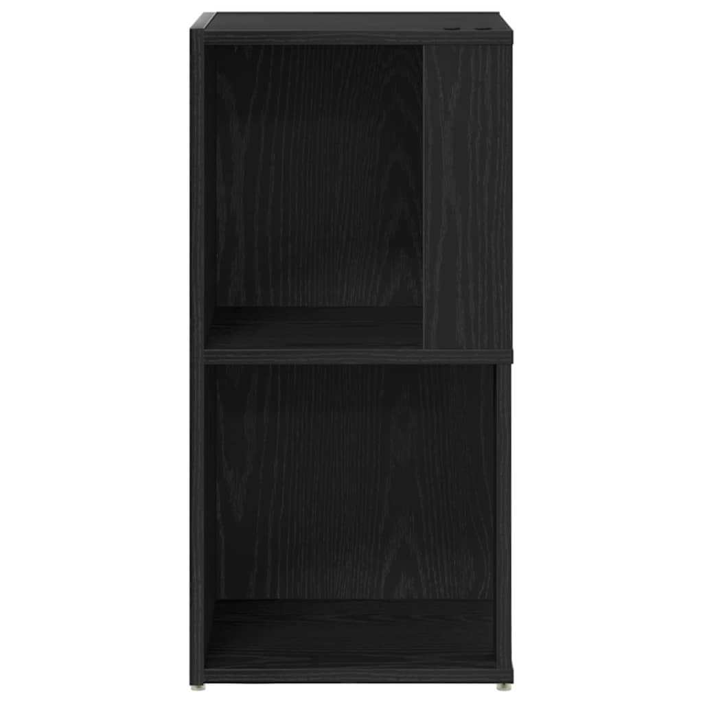 Hoekplanken Zwart Eiken 33 x 33 x 67 cm Bewerkt hout is nu te koop bij PeponiXL, paradijselijk wonen!