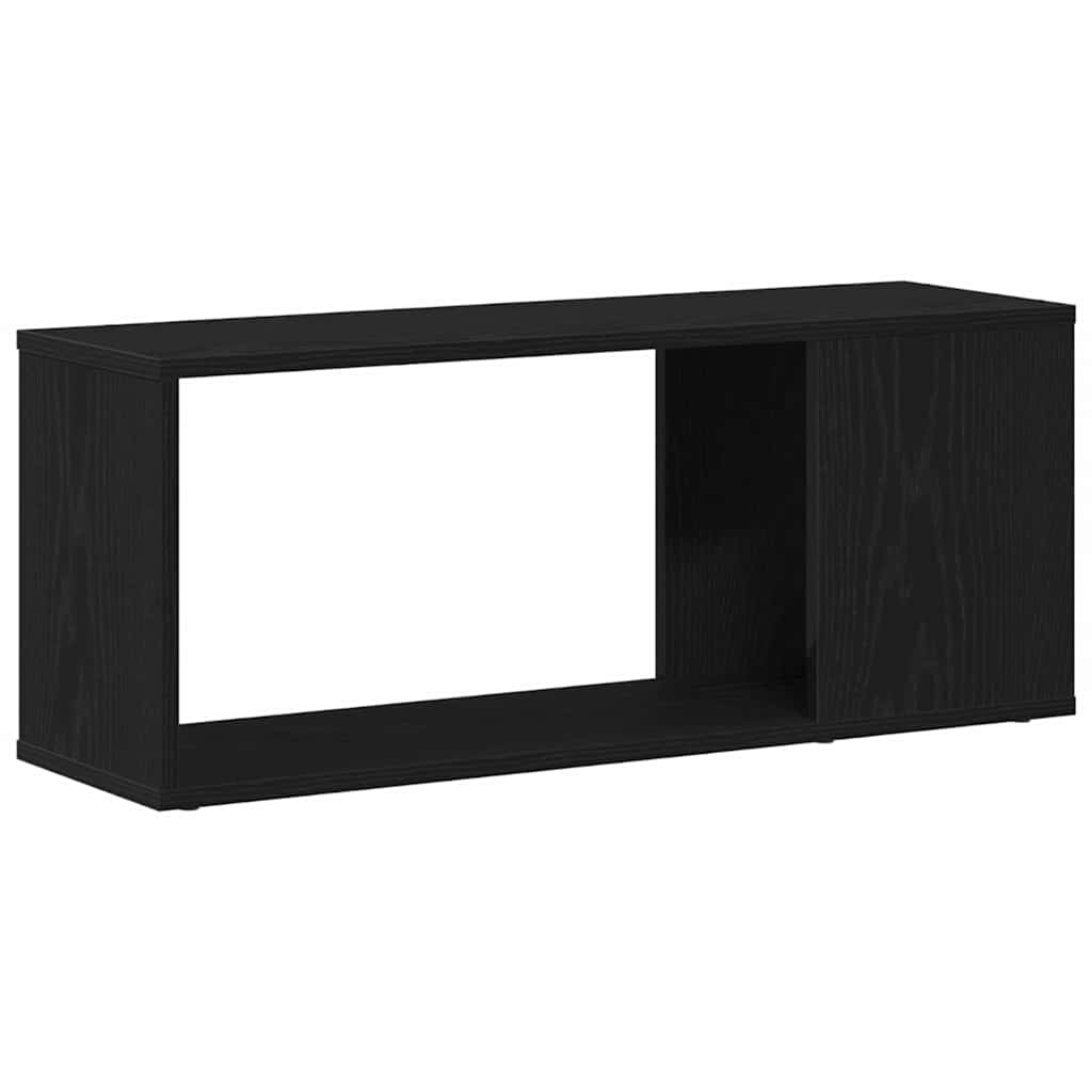 Tv-meubelset Zwart Eiken 80 x 24 x 32 cm Bewerkt hout is nu te koop bij PeponiXL, paradijselijk wonen!