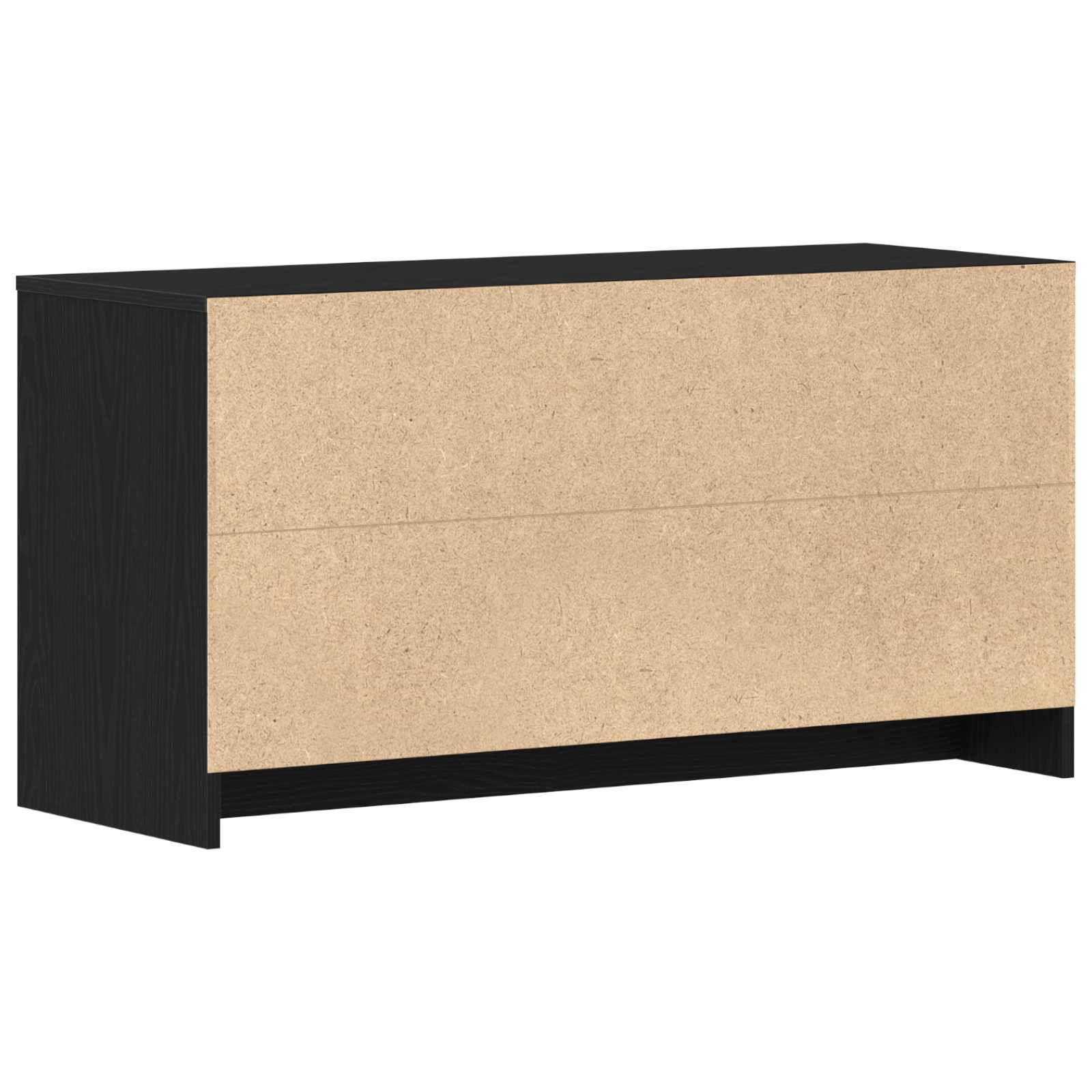 TV-kast Zwart Eiken 102 x 37,5 x 52,5 cm Bewerkt hout is nu te koop bij PeponiXL, paradijselijk wonen!