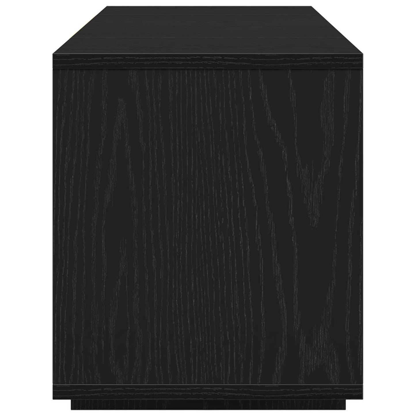 TV-kast Zwart Eiken 120 x 30 x 40,5 cm Bewerkt hout is nu te koop bij PeponiXL, paradijselijk wonen!
