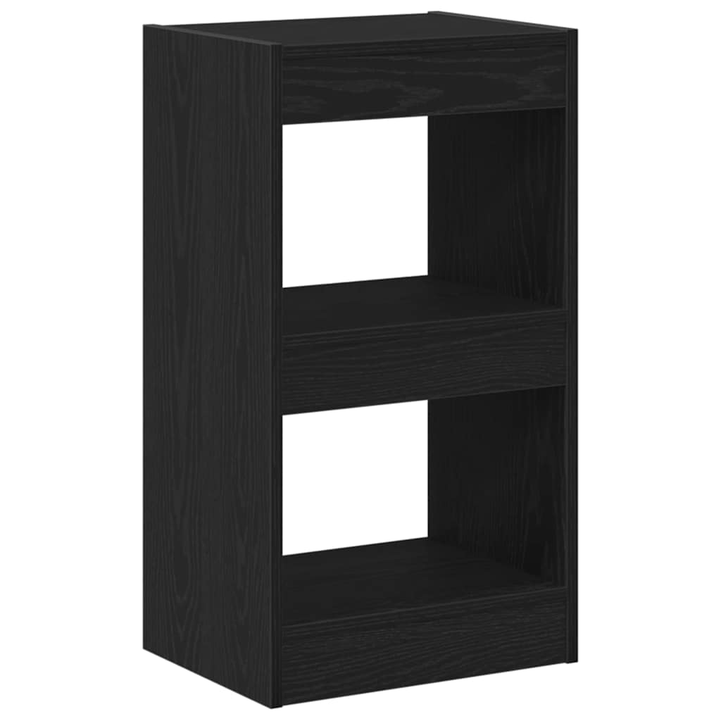 Boekenkast Zwart Eiken 40 x 30 x 71,5 cm Bewerkt hout is nu te koop bij PeponiXL, paradijselijk wonen!