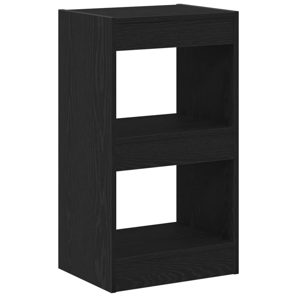 Boekenkast Zwart Eiken 40 x 30 x 71,5 cm Bewerkt hout is nu te koop bij PeponiXL, paradijselijk wonen!