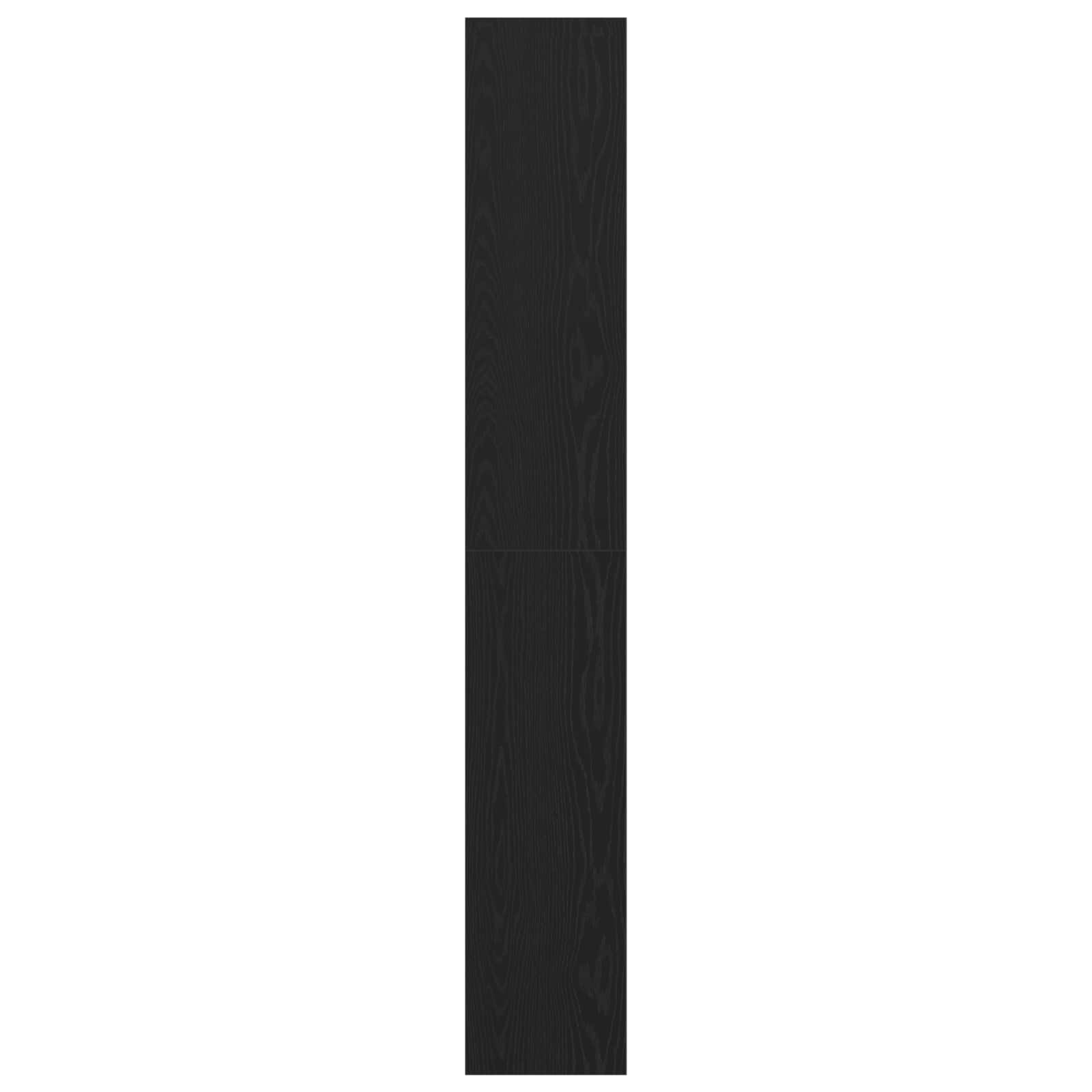 Boekenkast Zwart Eiken 40 x 30 x 198 cm Bewerkt hout is nu te koop bij PeponiXL, paradijselijk wonen!