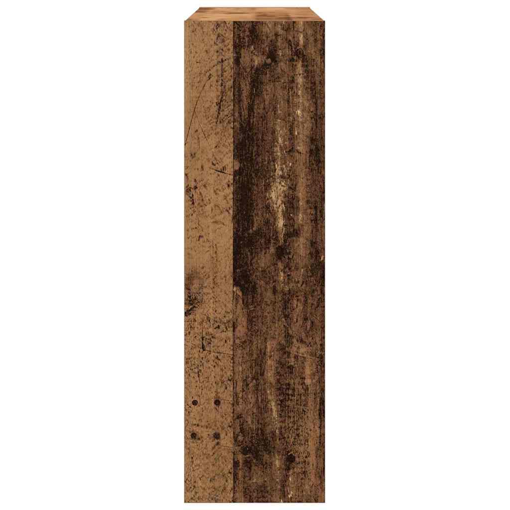 Boekenkast Oud hout 100 x 30 x 103 cm Bewerkt hout is nu te koop bij PeponiXL, paradijselijk wonen!