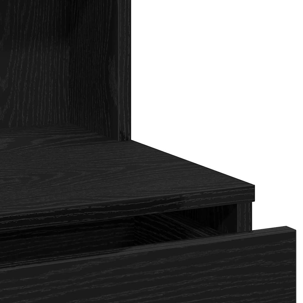 Plafondtafel Zwart Eiken 74,5 x 40 x 141 cm Bewerkt hout is nu te koop bij PeponiXL, paradijselijk wonen!