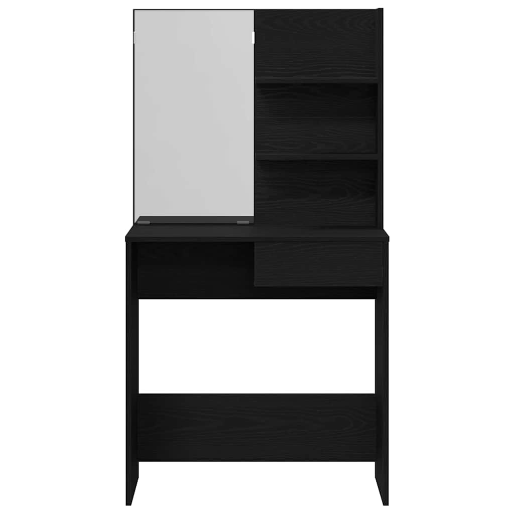 Plafondtafel Zwart Eiken 74,5 x 40 x 141 cm Bewerkt hout is nu te koop bij PeponiXL, paradijselijk wonen!