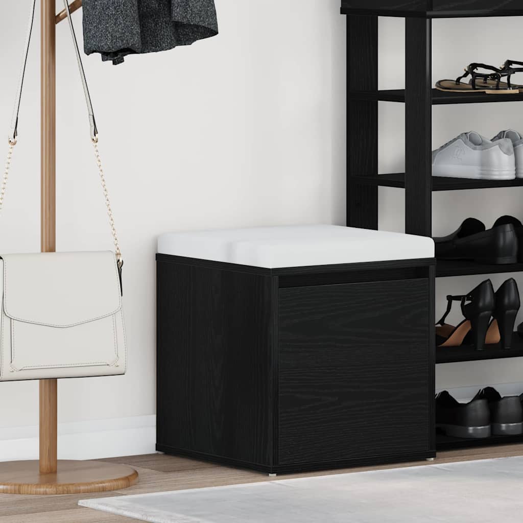 Ladekast met lade Zwart Eiken 40,5 x 40 x 40 cm Bewerkt hout is nu te koop bij PeponiXL, paradijselijk wonen!