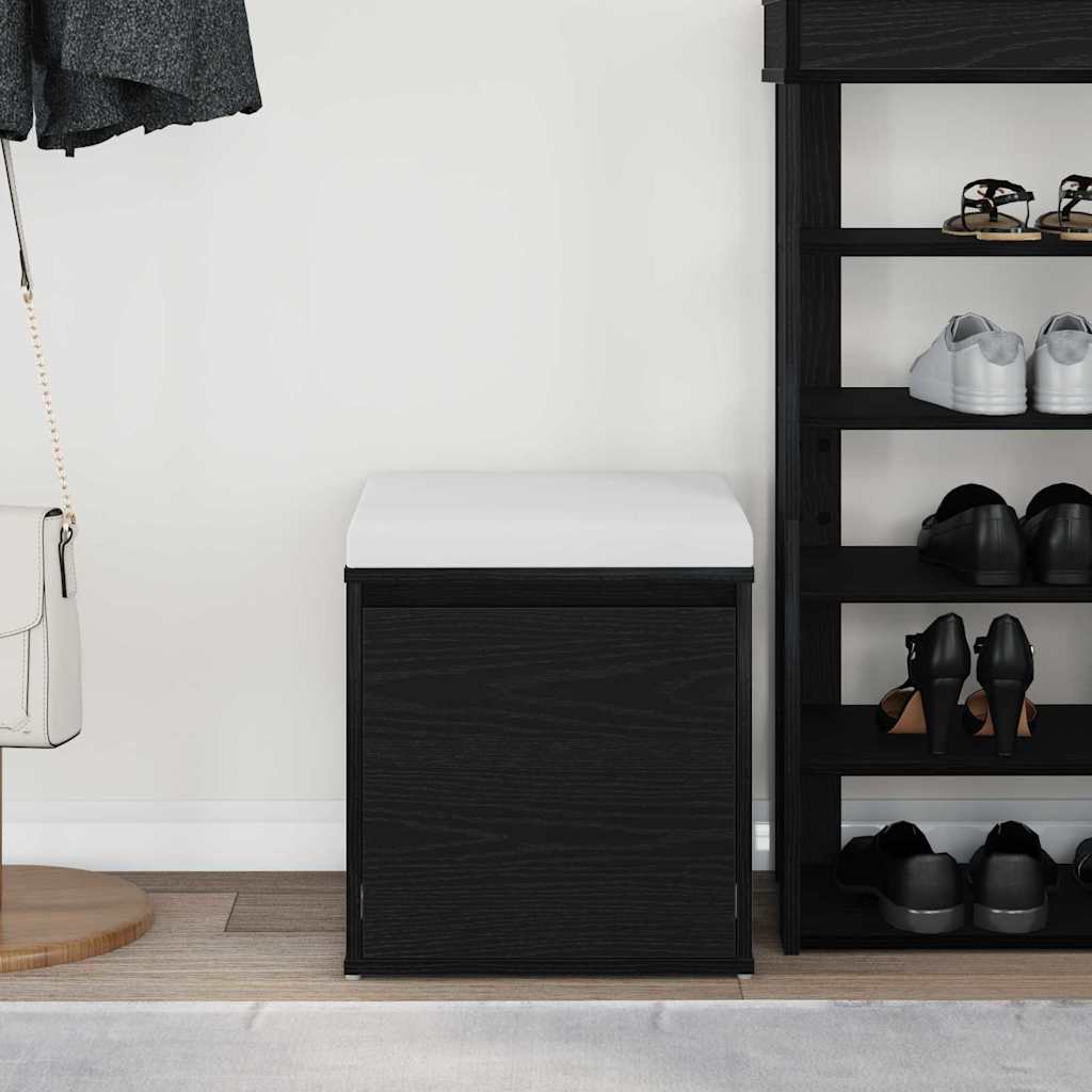 Ladekast met lade Zwart Eiken 40,5 x 40 x 40 cm Bewerkt hout is nu te koop bij PeponiXL, paradijselijk wonen!