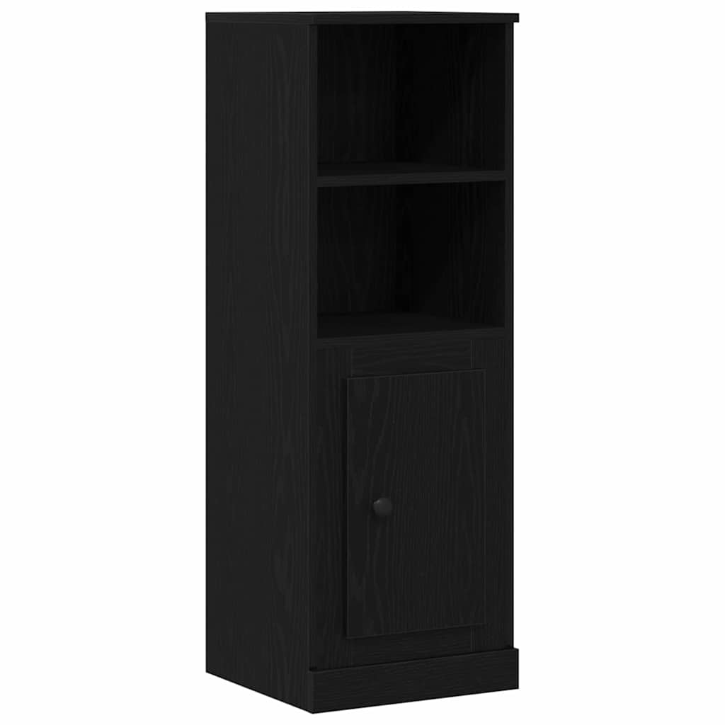 Highboard Zwart Eiken 36 x 35,5 x 103,5 cm Bewerkt hout is nu te koop bij PeponiXL, paradijselijk wonen!