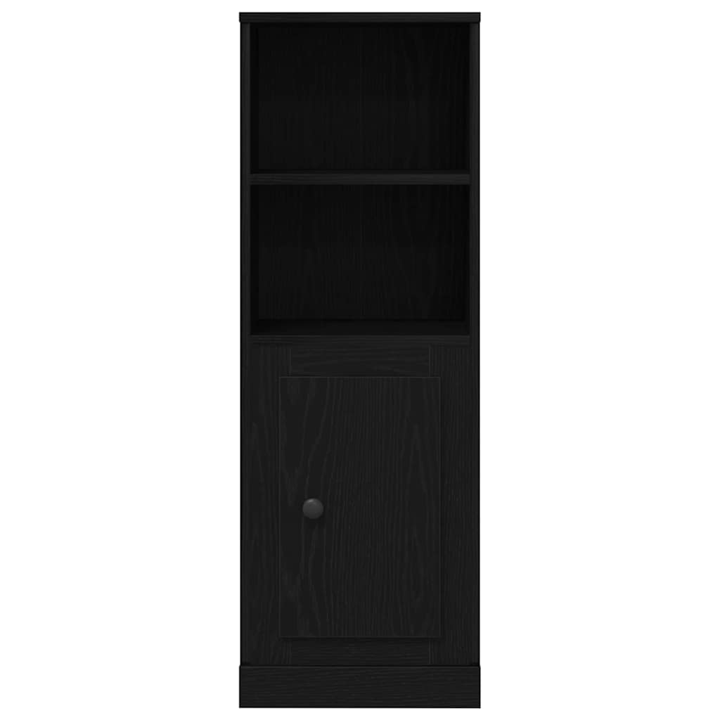 Highboard Zwart Eiken 36 x 35,5 x 103,5 cm Bewerkt hout is nu te koop bij PeponiXL, paradijselijk wonen!