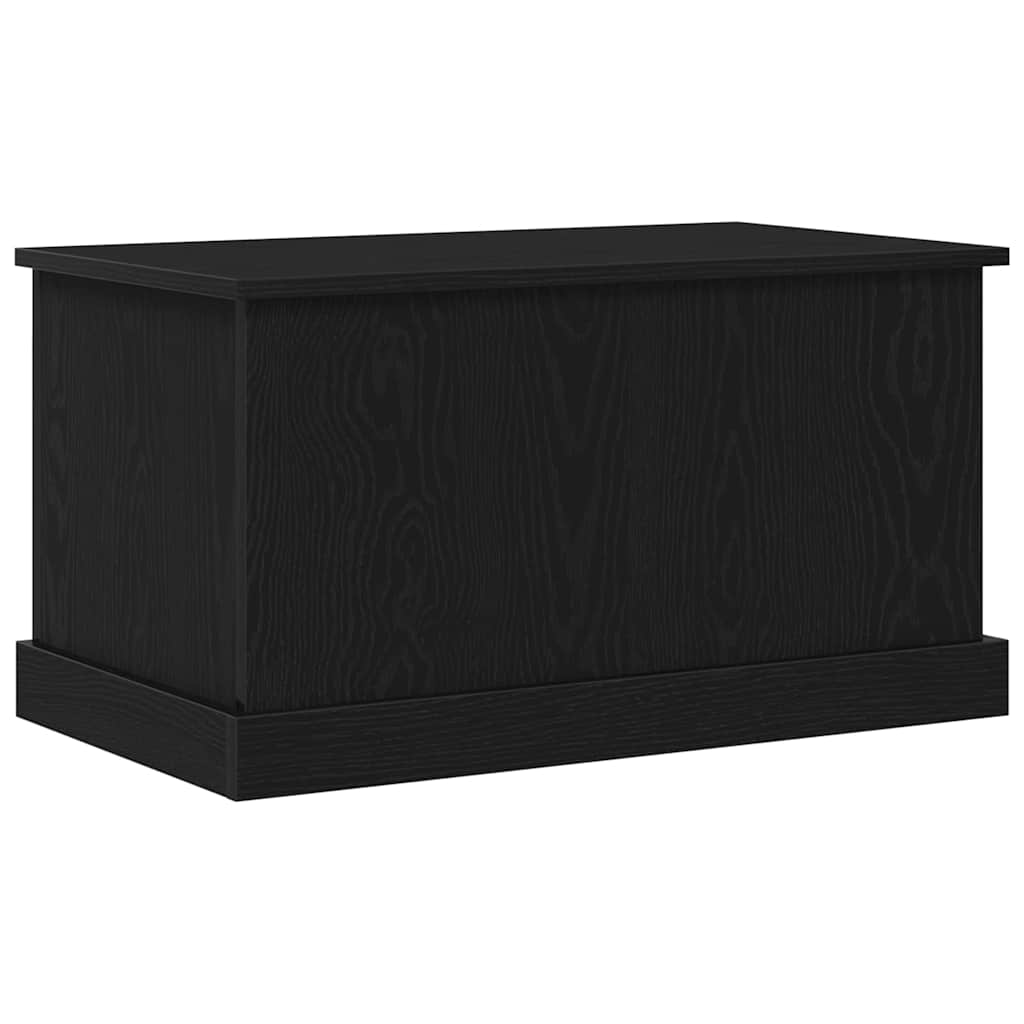Opslagdoos met opslag Zwart eiken 70 x 40 x 38 cm Bewerkt hout is nu te koop bij PeponiXL, paradijselijk wonen!