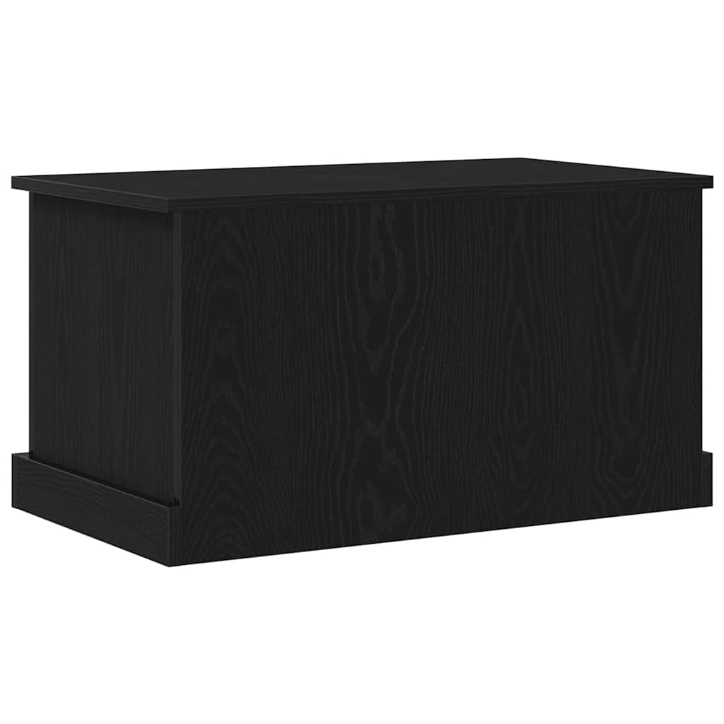 Opslagdoos met opslag Zwart eiken 70 x 40 x 38 cm Bewerkt hout is nu te koop bij PeponiXL, paradijselijk wonen!