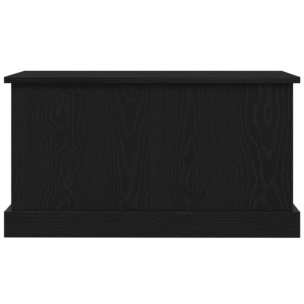 Opslagdoos met opslag Zwart eiken 70 x 40 x 38 cm Bewerkt hout is nu te koop bij PeponiXL, paradijselijk wonen!