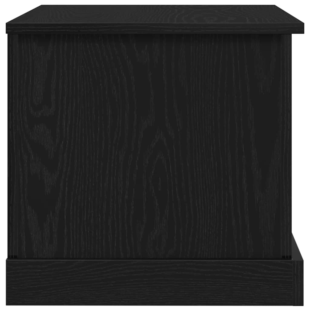 Opslagdoos met opslag Zwart eiken 70 x 40 x 38 cm Bewerkt hout is nu te koop bij PeponiXL, paradijselijk wonen!