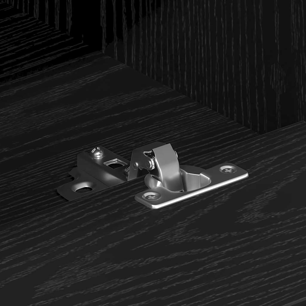 TV-kast met lade Zwart Eiken 150 x 30 x 44,5 cm Bewerkt hout is nu te koop bij PeponiXL, paradijselijk wonen!