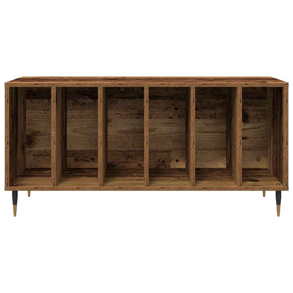Platenkast met plank Oud hout 100 x 38 x 48 cm Bewerkt hout is nu te koop bij PeponiXL, paradijselijk wonen!
