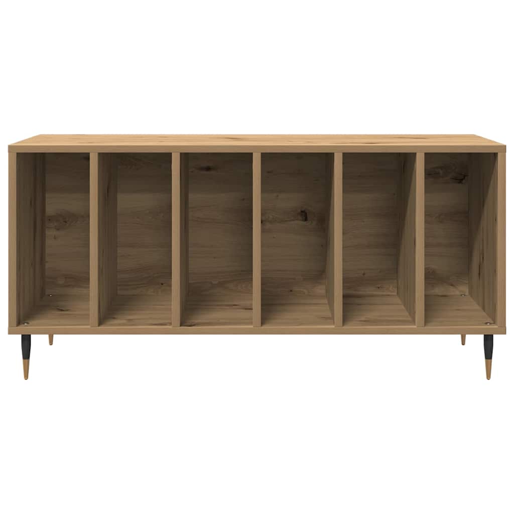 Platenkast met plank artisanaal eikenkleurig 100 x 38 x 48 cm is nu te koop bij PeponiXL, paradijselijk wonen!