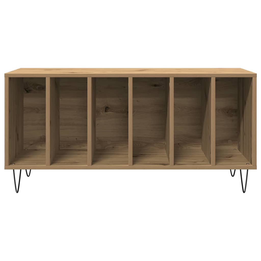 Platenkast met plank artisanaal eikenkleurig 100 x 38 x 48 cm is nu te koop bij PeponiXL, paradijselijk wonen!