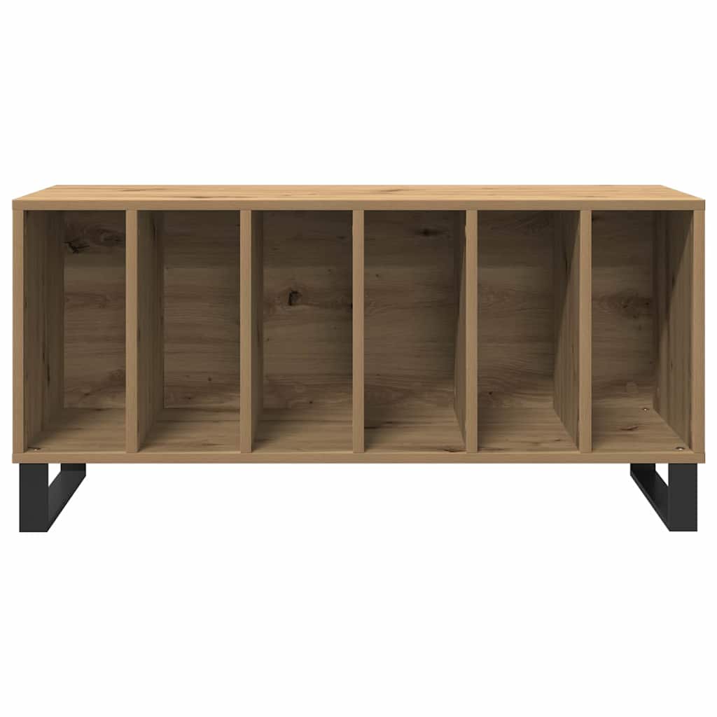 Platenkast met plank artisanaal eikenkleurig 100 x 38 x 48 cm is nu te koop bij PeponiXL, paradijselijk wonen!