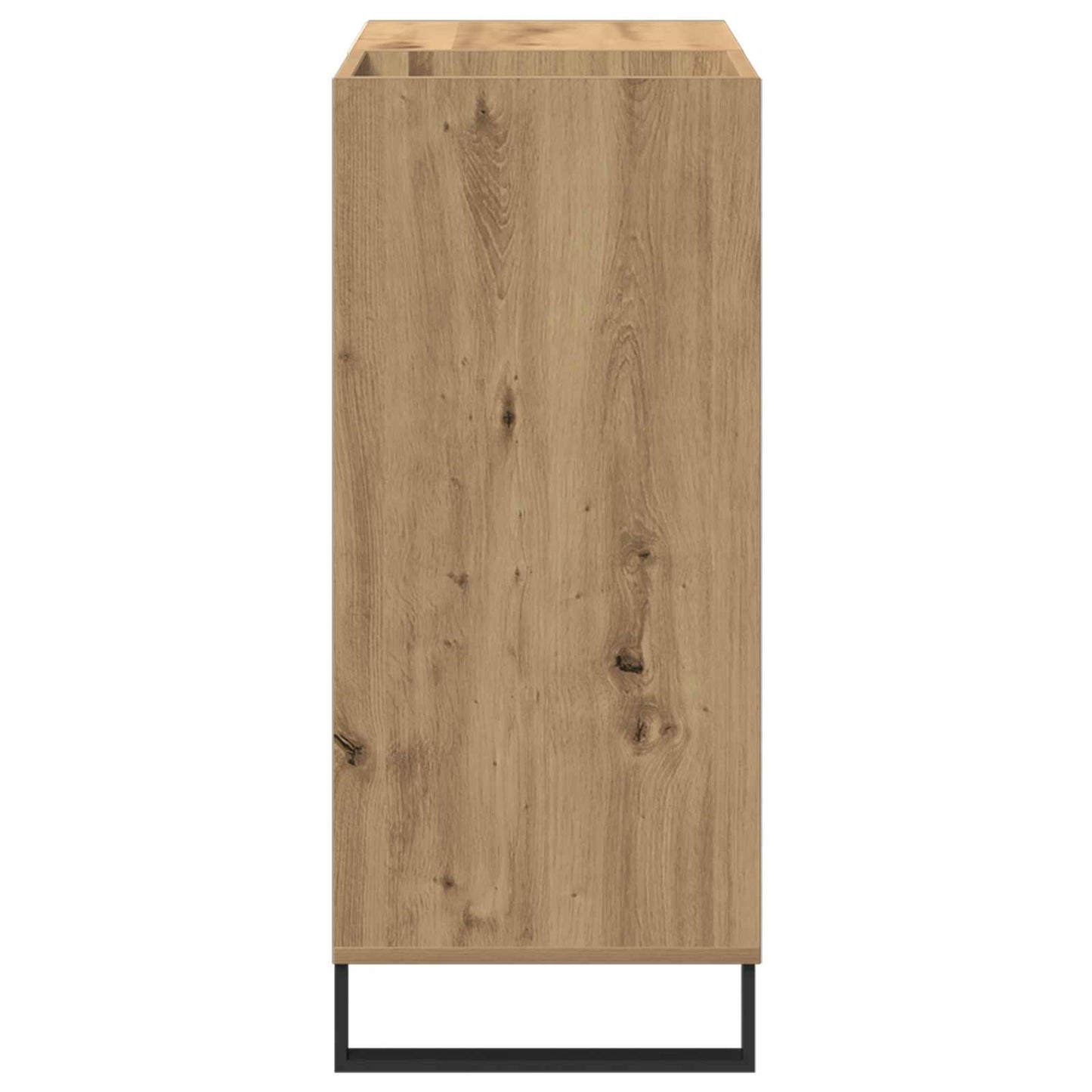 Platenkast artisanaal eikenkleurig 84,5 x 38 x 89 cm is nu te koop bij PeponiXL, paradijselijk wonen!