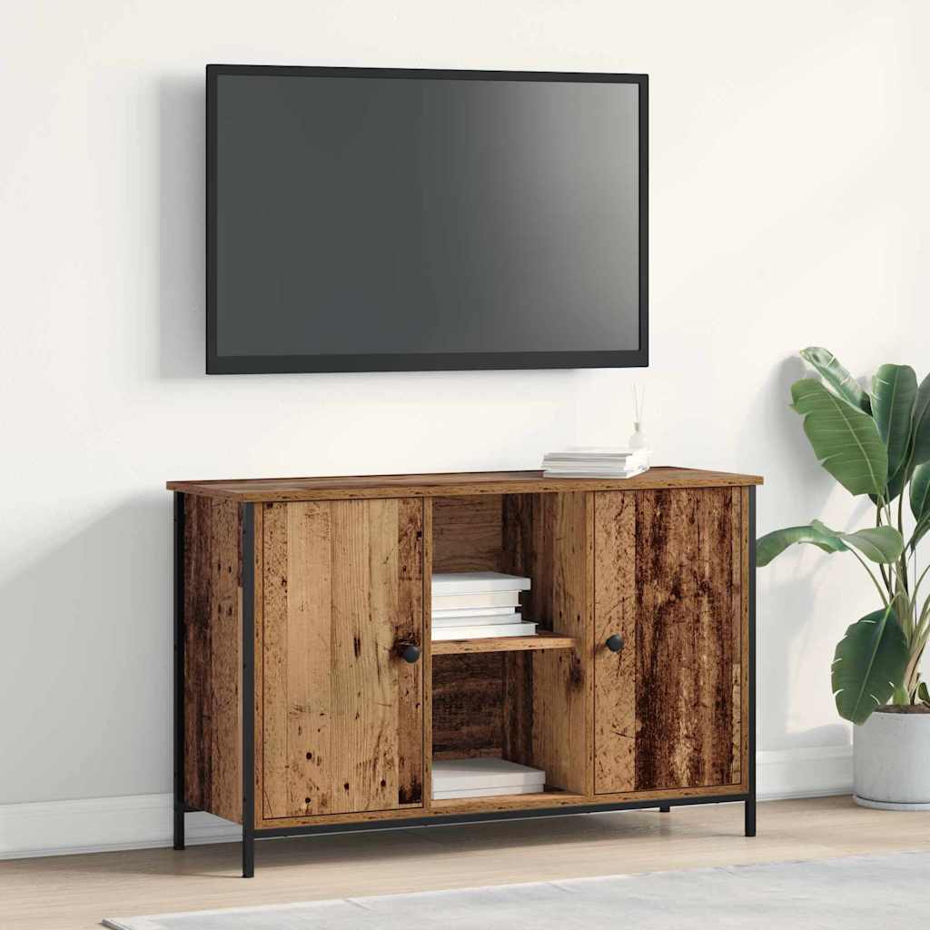 Tv-meubelset Oud Hout 101 x 35 x 65 cm Bewerkt hout is nu te koop bij PeponiXL, paradijselijk wonen!