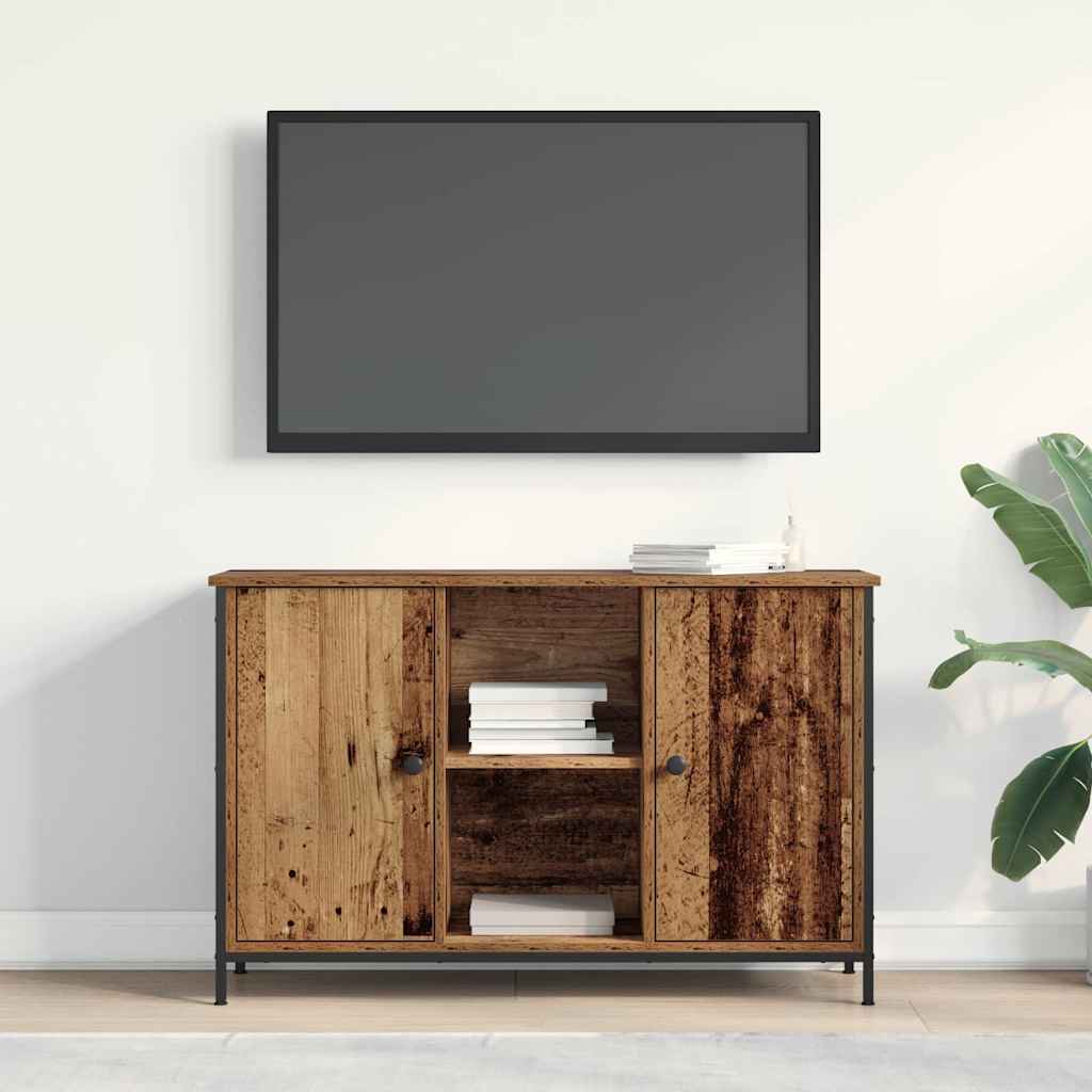 Tv-meubelset Oud Hout 101 x 35 x 65 cm Bewerkt hout is nu te koop bij PeponiXL, paradijselijk wonen!
