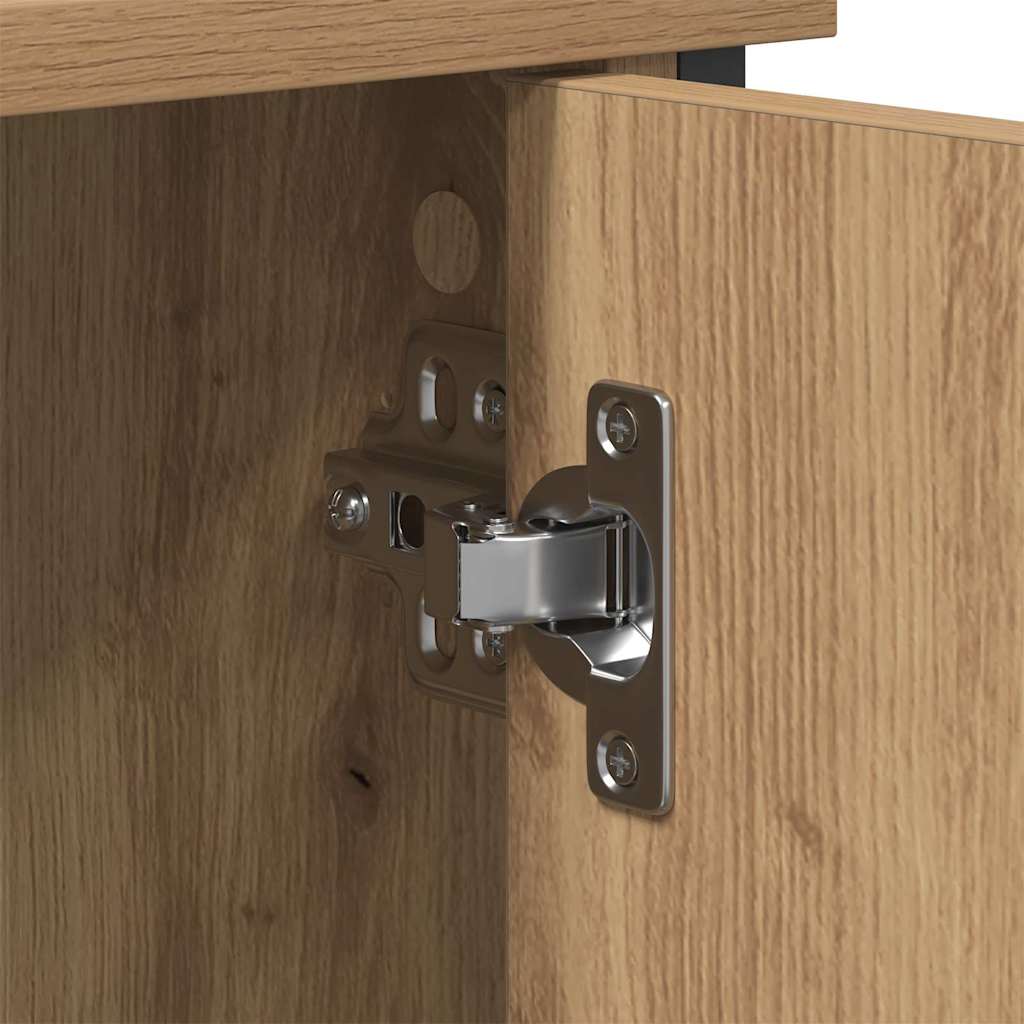 Tv-meubelset Artisan Eiken 101 x 35 x 65 cm Bewerkt hout is nu te koop bij PeponiXL, paradijselijk wonen!