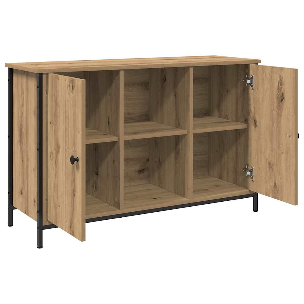 Tv-meubelset Artisan Eiken 101 x 35 x 65 cm Bewerkt hout is nu te koop bij PeponiXL, paradijselijk wonen!