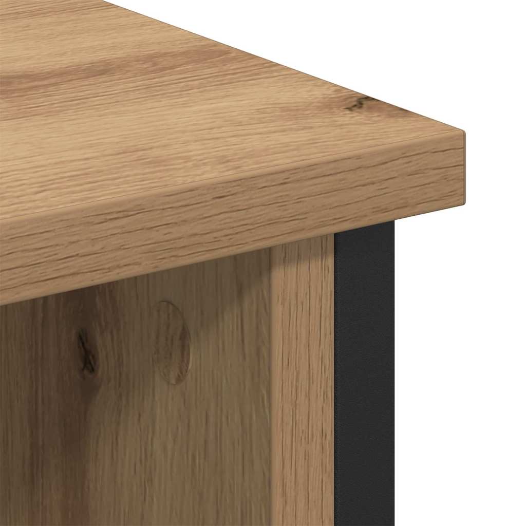 Tv-meubelset Artisan Eiken 100 x 35 x 45 cm Bewerkt hout is nu te koop bij PeponiXL, paradijselijk wonen!