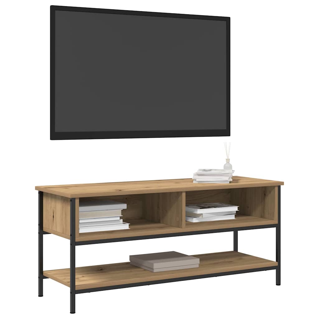 Tv-meubelset Artisan Eiken 100 x 35 x 45 cm Bewerkt hout is nu te koop bij PeponiXL, paradijselijk wonen!