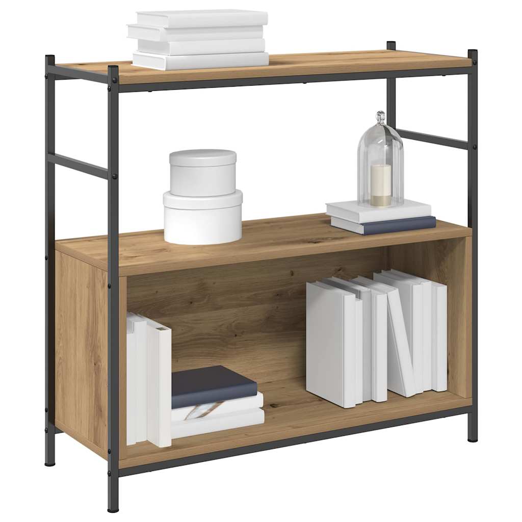 Boekenkast artisanaal eikenkleurig 80 x 30 x 78.5 cm is nu te koop bij PeponiXL, paradijselijk wonen!