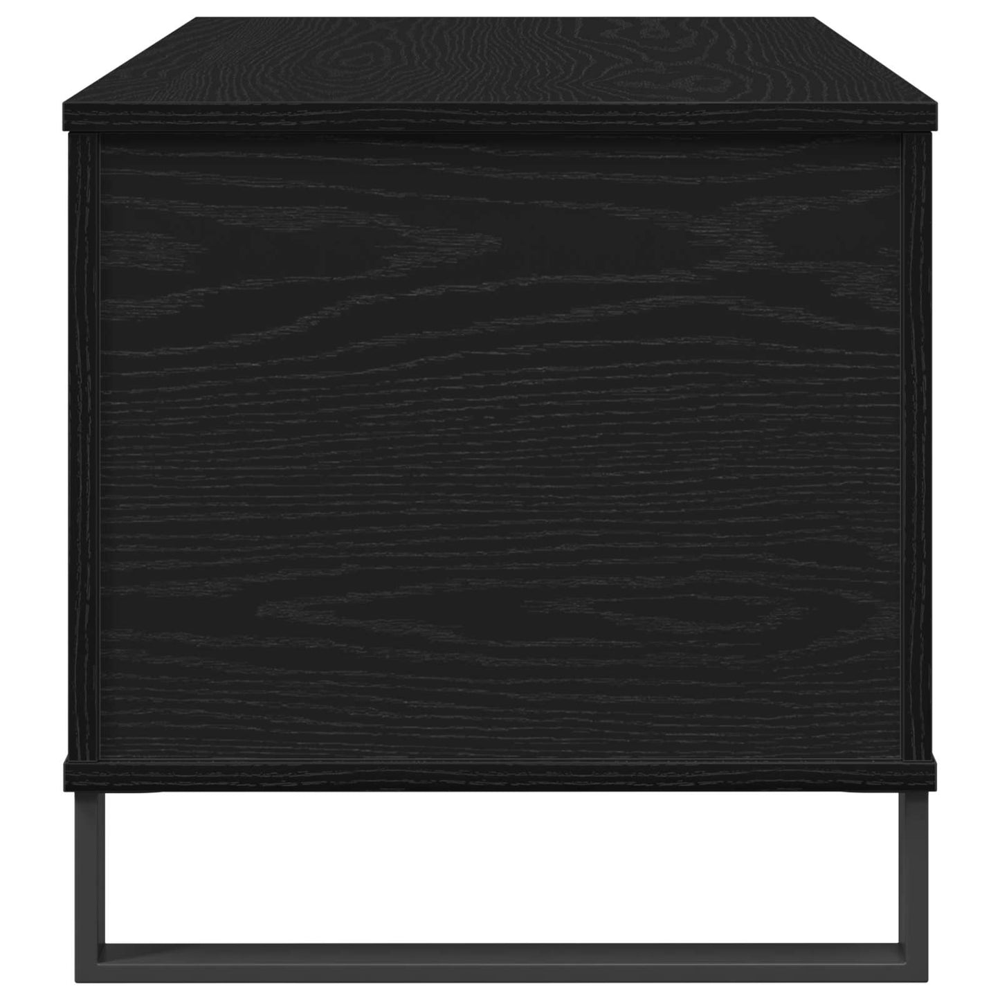Salontafel Zwart Eiken 90 x 44,5 x 45 cm Bewerkt hout is nu te koop bij PeponiXL, paradijselijk wonen!