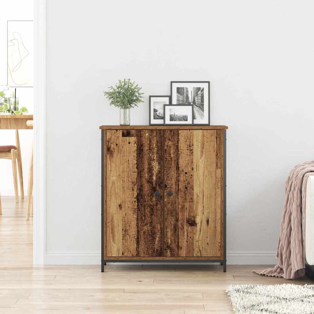 Dressoir Oudhout 70 x 30 x 80 cm Bewerkt hout is nu te koop bij PeponiXL, paradijselijk wonen!