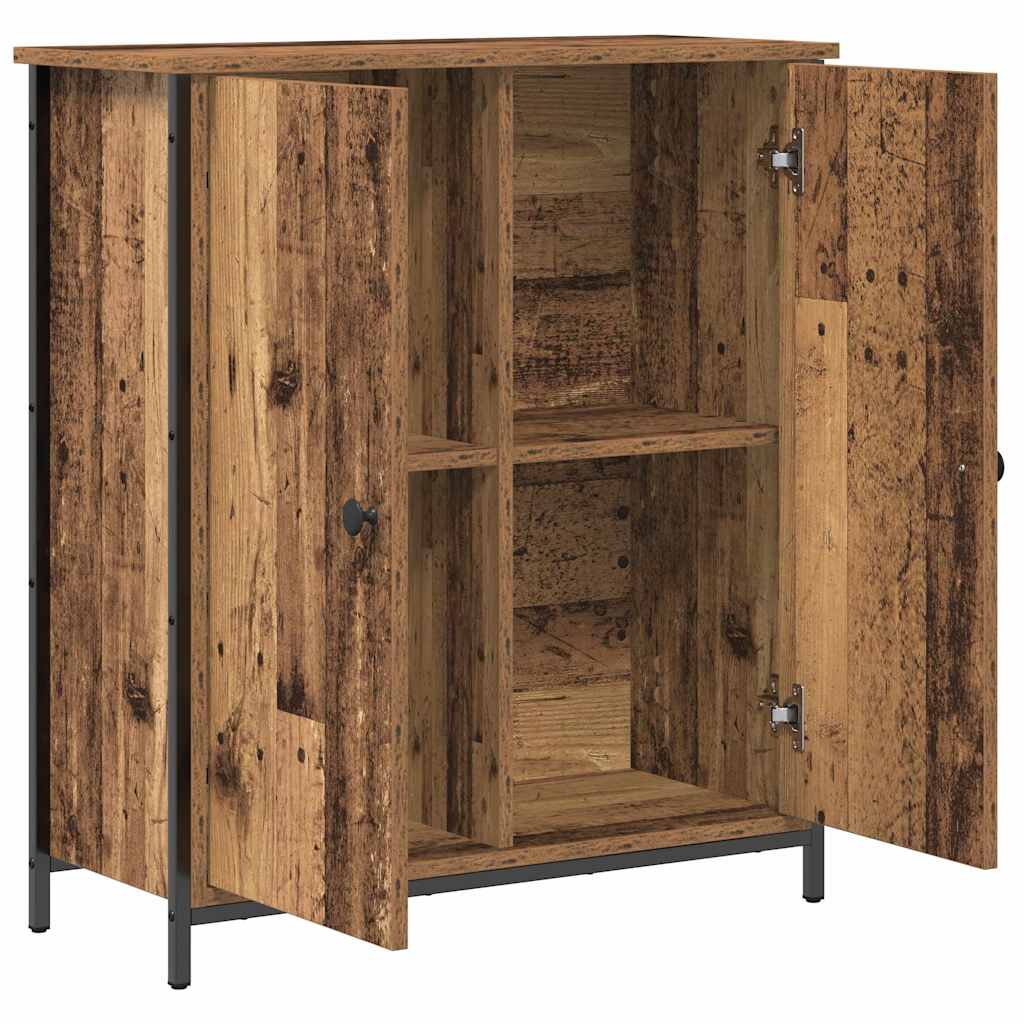 Dressoir Oudhout 70 x 30 x 80 cm Bewerkt hout is nu te koop bij PeponiXL, paradijselijk wonen!