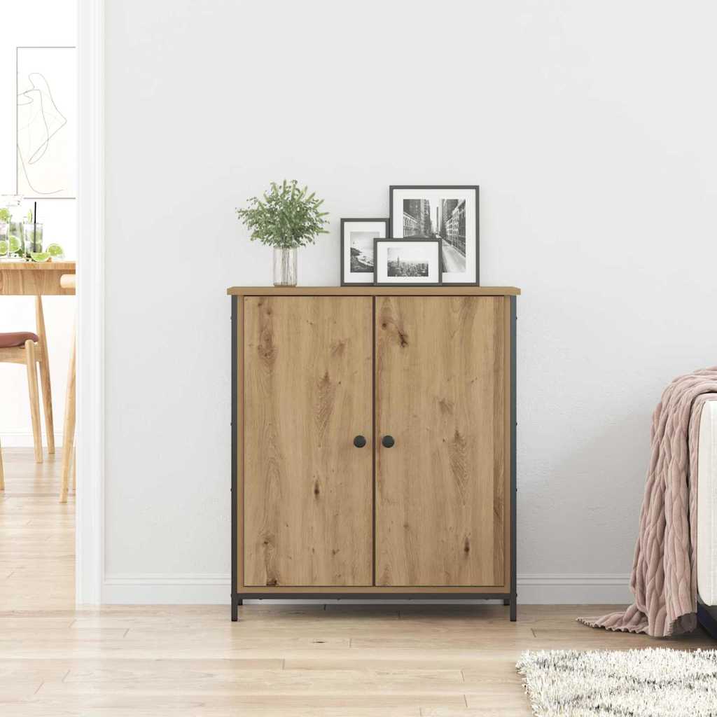 Dressoir Artisan Eiken 70 x 30 x 80 cm Bewerkt hout is nu te koop bij PeponiXL, paradijselijk wonen!