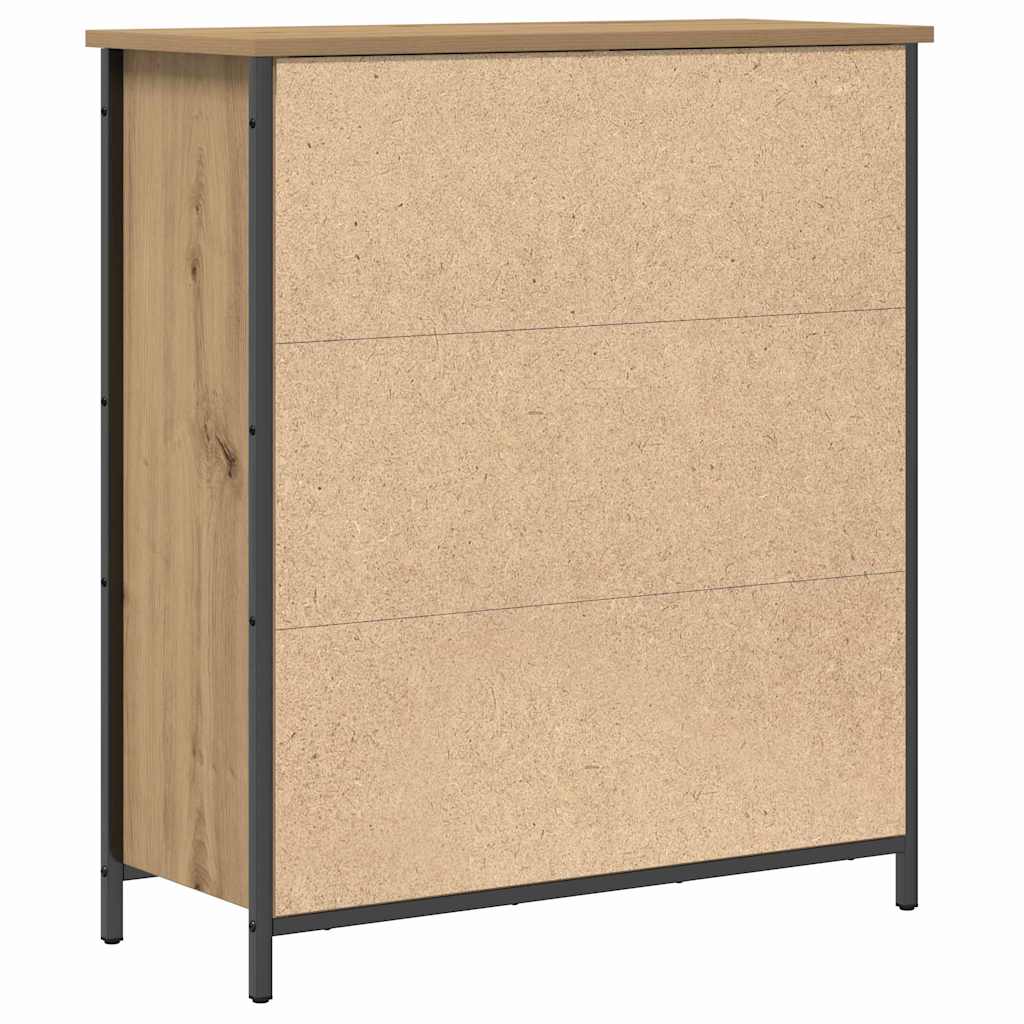 Dressoir Artisan Eiken 70 x 30 x 80 cm Bewerkt hout is nu te koop bij PeponiXL, paradijselijk wonen!