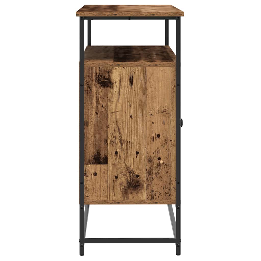 Dressoir Oudhout 100 x 35 x 80 cm Bewerkt hout is nu te koop bij PeponiXL, paradijselijk wonen!