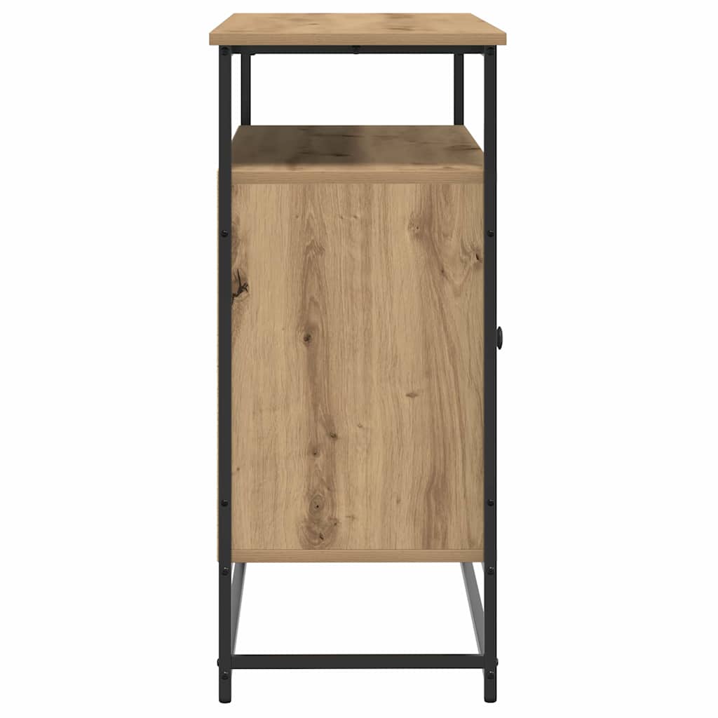 Dressoir Artisan Eiken 100 x 35 x 80 cm Bewerkt hout is nu te koop bij PeponiXL, paradijselijk wonen!