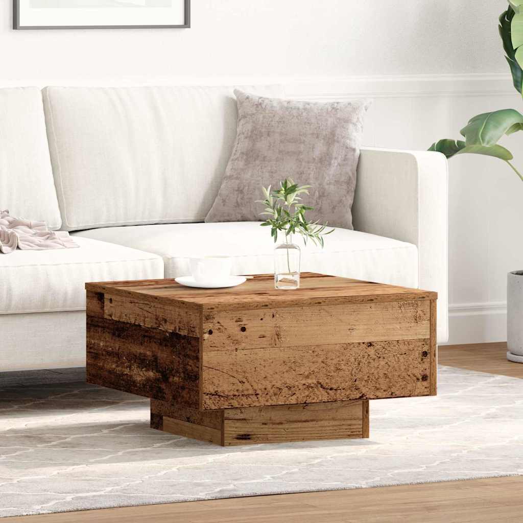 Salontafel Oud Hout 55 x 55 x 31 cm is nu te koop bij PeponiXL, paradijselijk wonen!