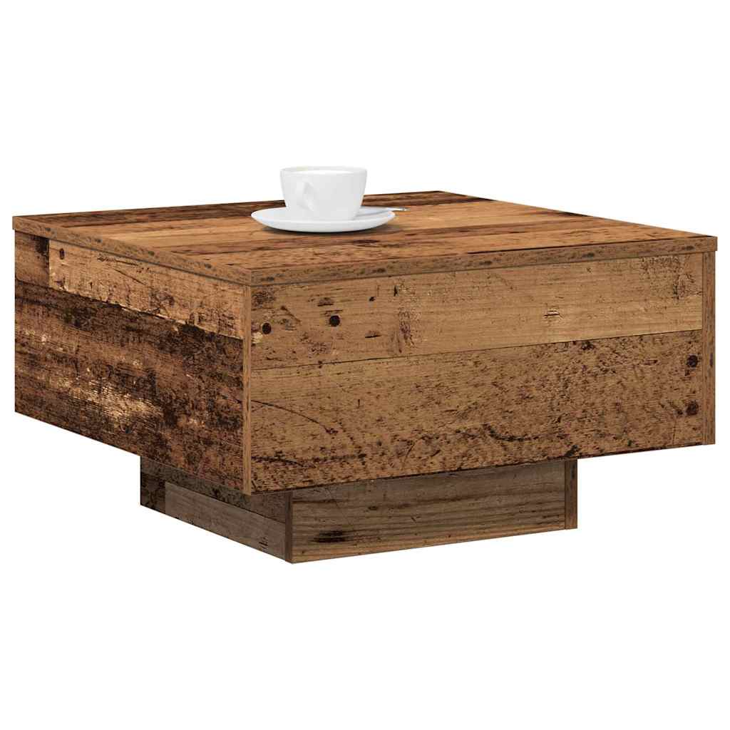 Salontafel Oud Hout 55 x 55 x 31 cm is nu te koop bij PeponiXL, paradijselijk wonen!