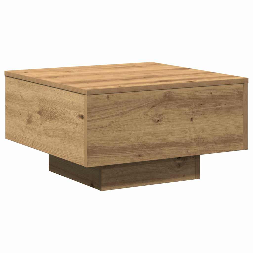 Salontafel Artisan Eiken 55 x 55 x 31 cm is nu te koop bij PeponiXL, paradijselijk wonen!