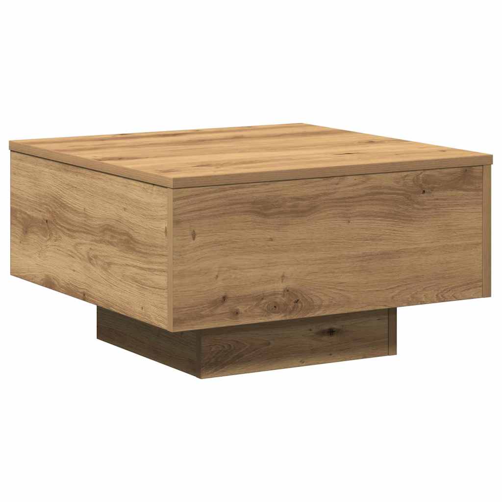 Salontafel Artisan Eiken 55 x 55 x 31 cm is nu te koop bij PeponiXL, paradijselijk wonen!