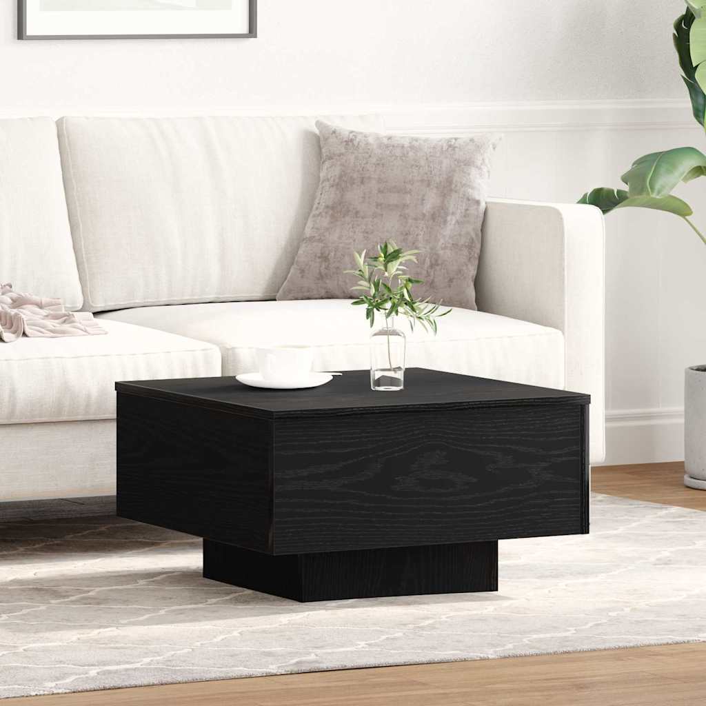 Salontafel Zwart Eiken 55 x 55 x 31 cm is nu te koop bij PeponiXL, paradijselijk wonen!
