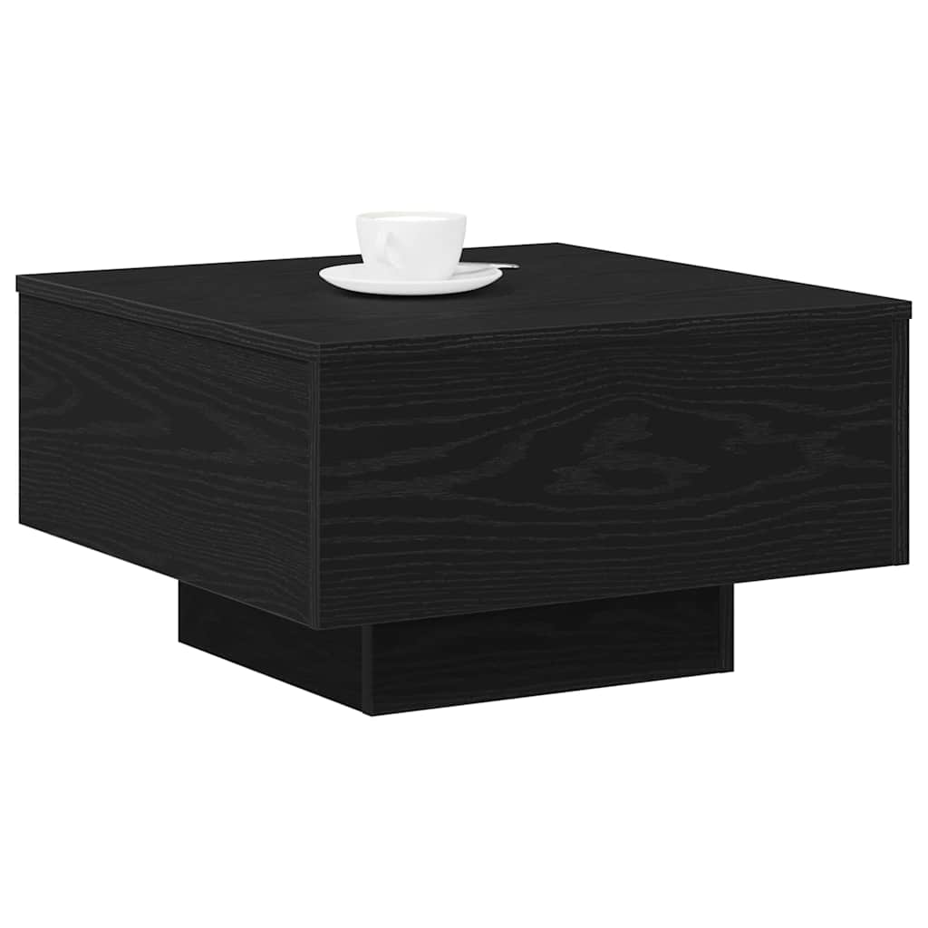 Salontafel Zwart Eiken 55 x 55 x 31 cm is nu te koop bij PeponiXL, paradijselijk wonen!