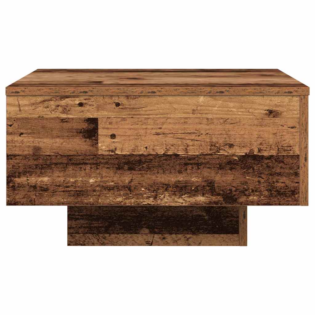 Salontafel Oudhout 55 x 55 x 31 cm Bewerkt hout is nu te koop bij PeponiXL, paradijselijk wonen!
