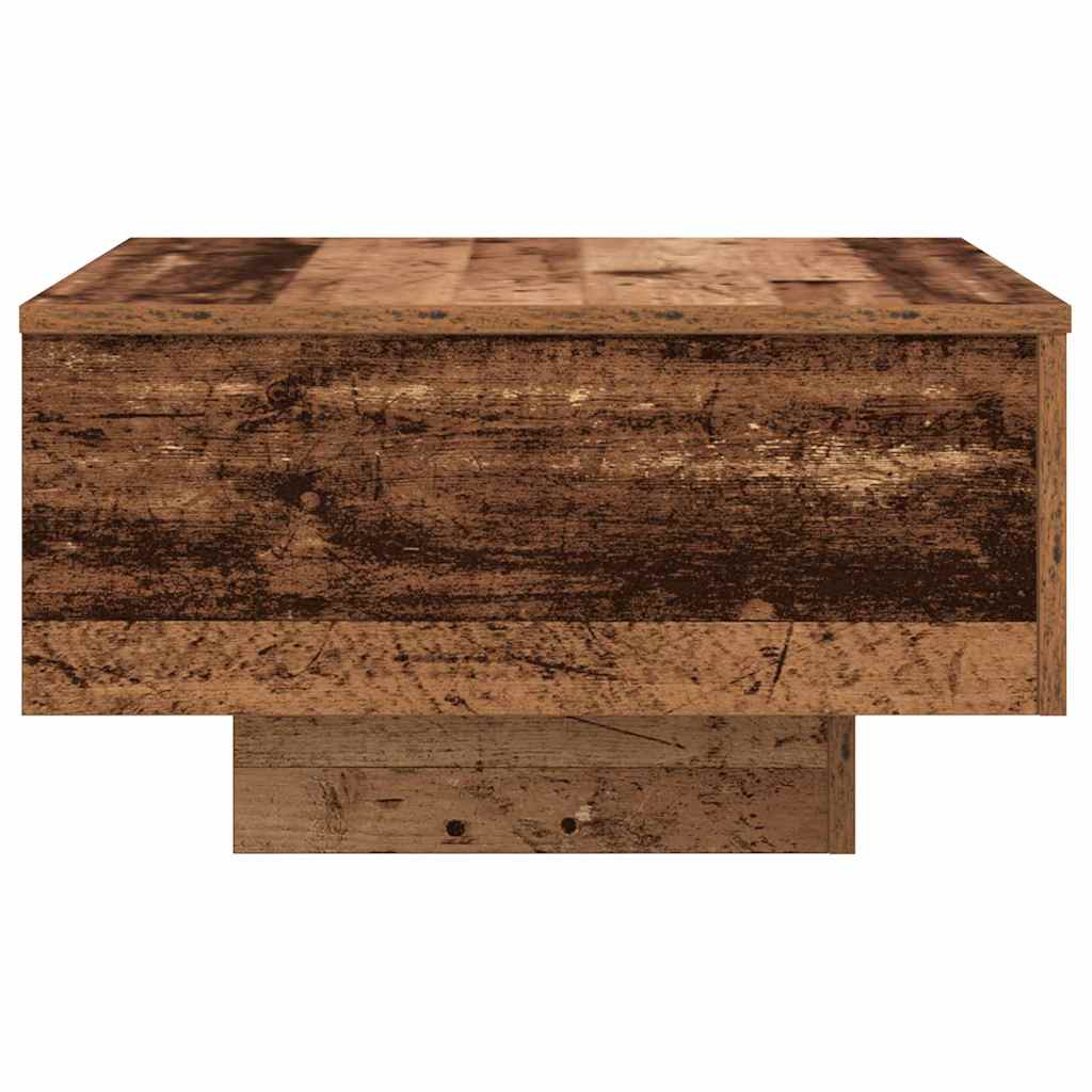 Salontafel Oudhout 55 x 55 x 31 cm Bewerkt hout is nu te koop bij PeponiXL, paradijselijk wonen!
