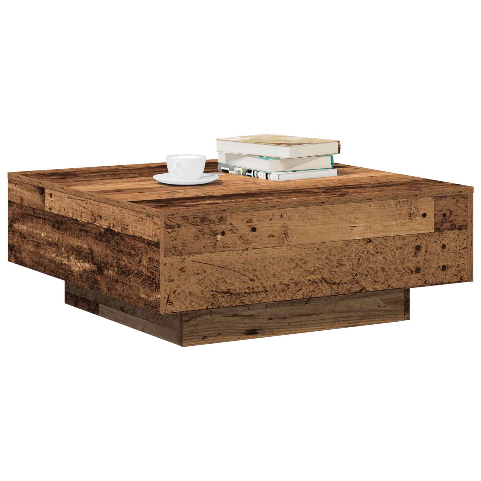 Salontafel Oud Hout 80 x 80 x 31 cm is nu te koop bij PeponiXL, paradijselijk wonen!