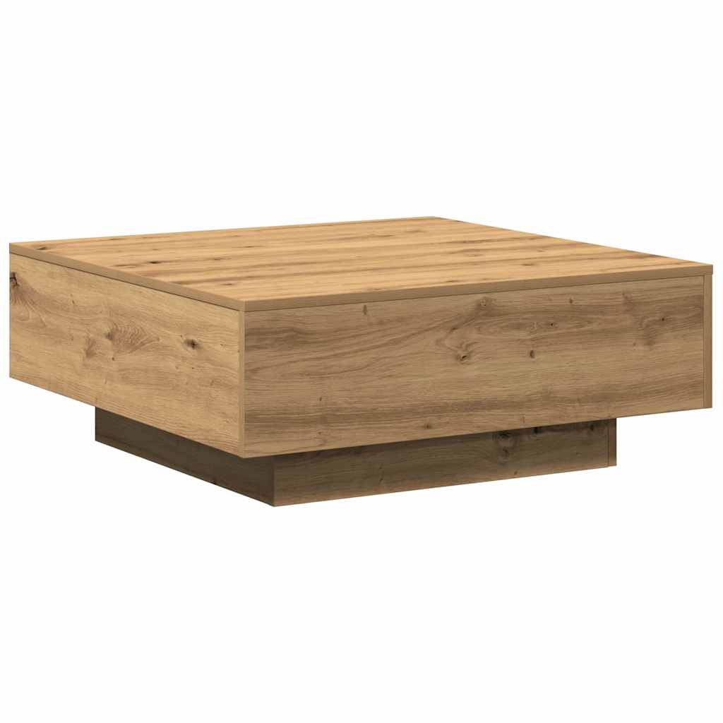 Salontafel Artisan Eiken 80 x 80 x 31 cm is nu te koop bij PeponiXL, paradijselijk wonen!