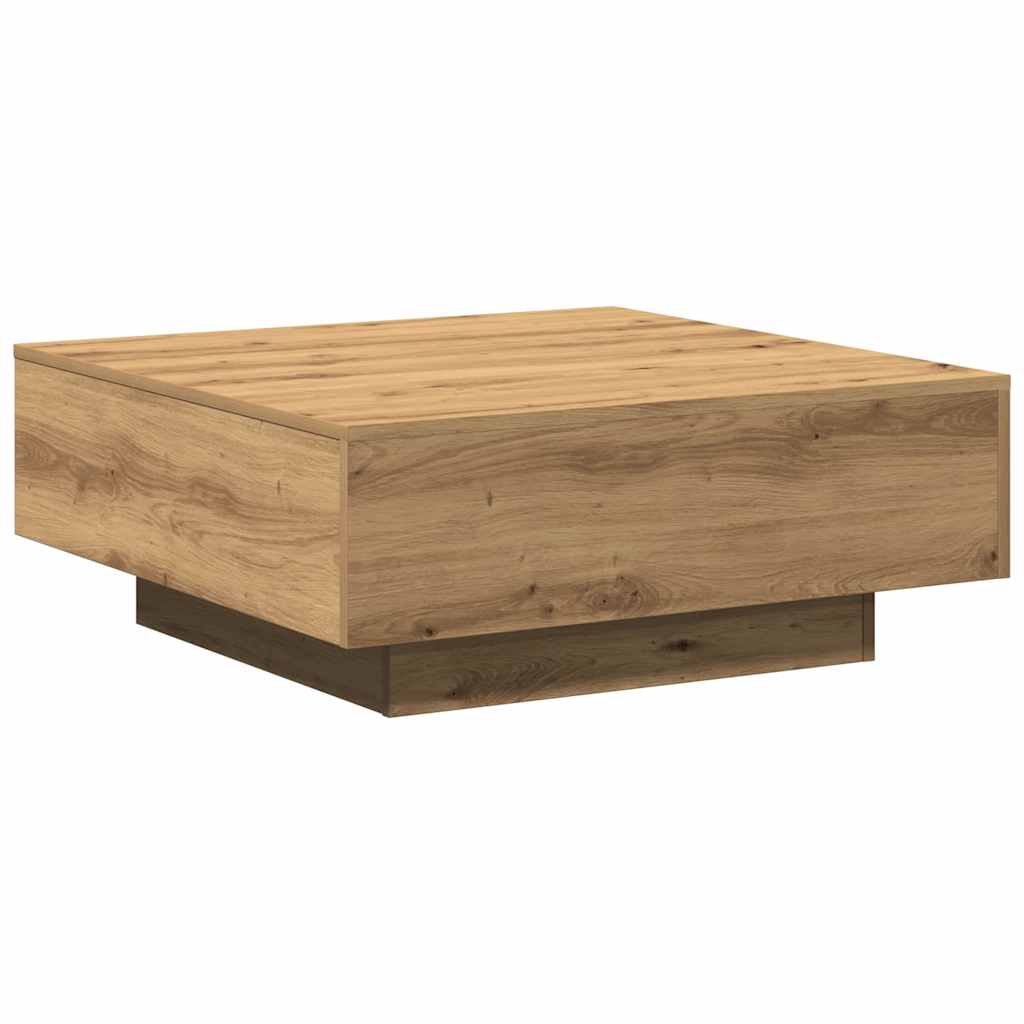 Salontafel Artisan Eiken 80 x 80 x 31 cm is nu te koop bij PeponiXL, paradijselijk wonen!