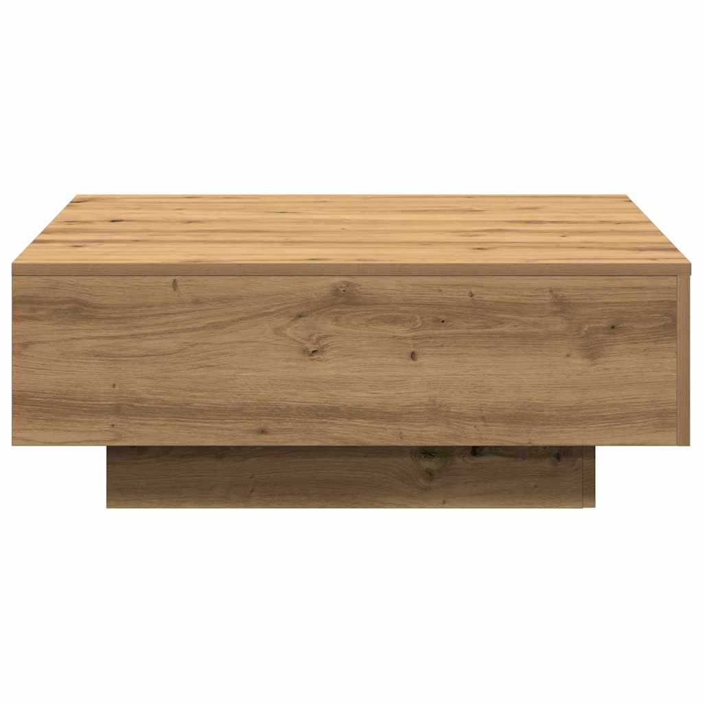 Salontafel Artisan Eiken 80 x 80 x 31 cm is nu te koop bij PeponiXL, paradijselijk wonen!
